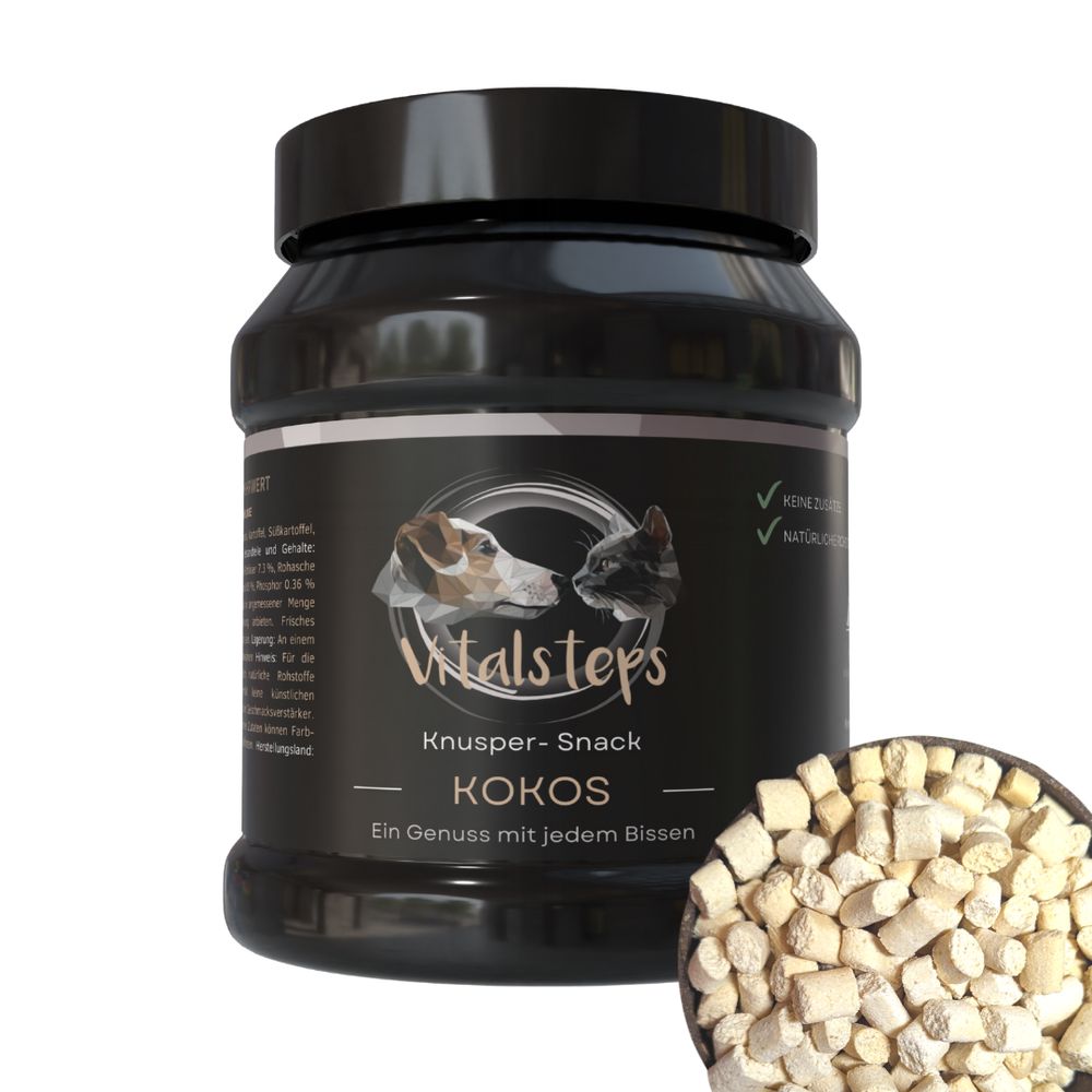 Vitalsteps Kokos-Snack 500 g Futter