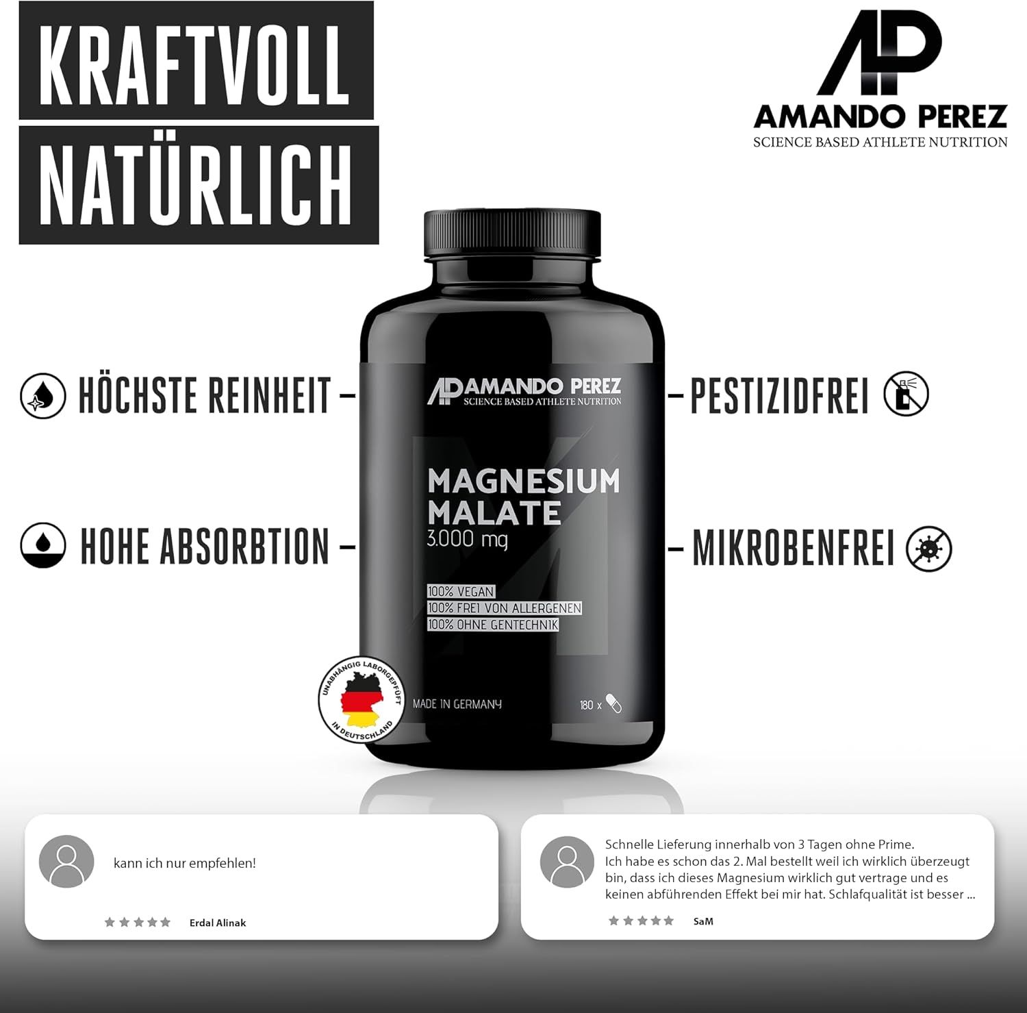 Amando Perez Magnesium Malat Tabletten