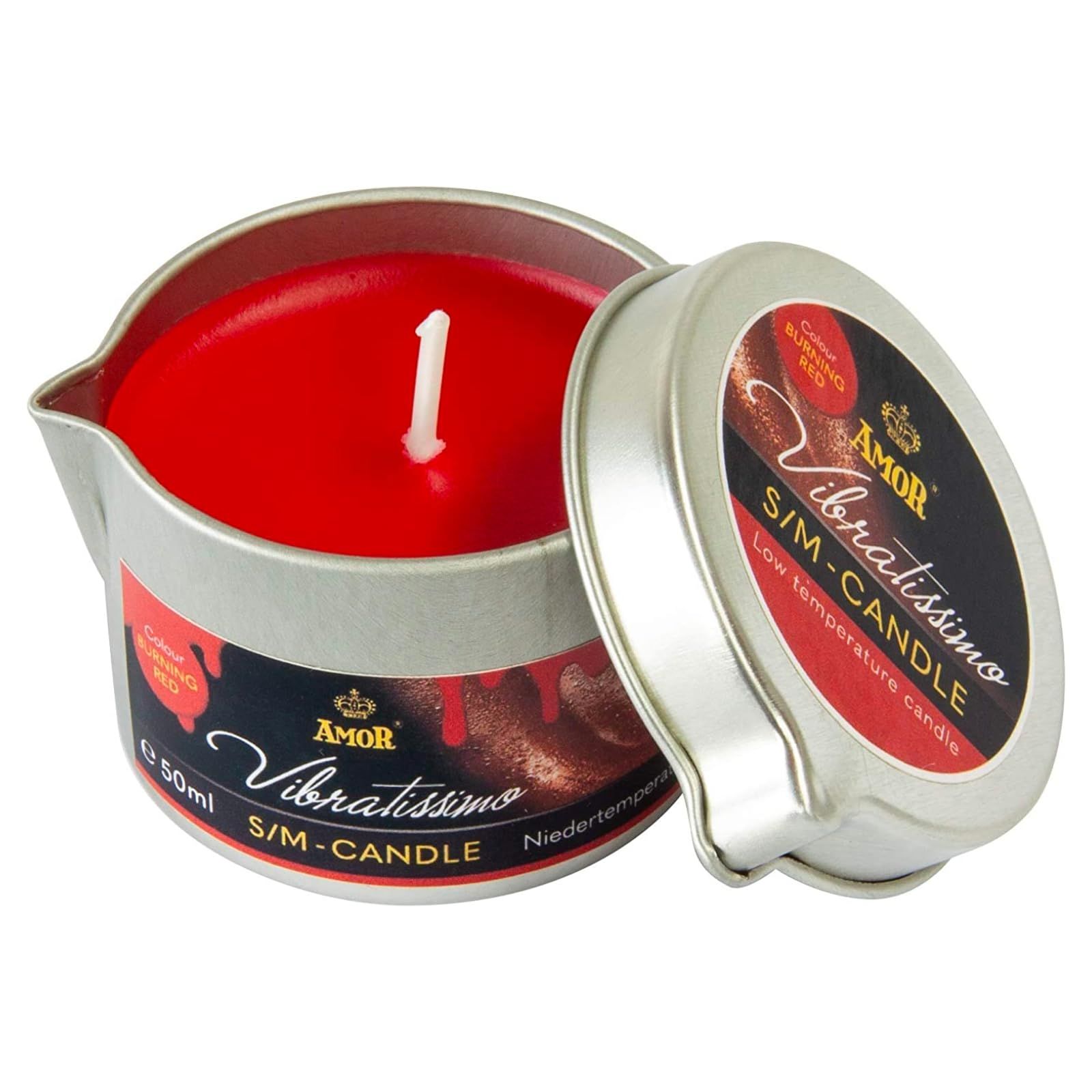 Vibratissimo S/M Kerze Burning Red