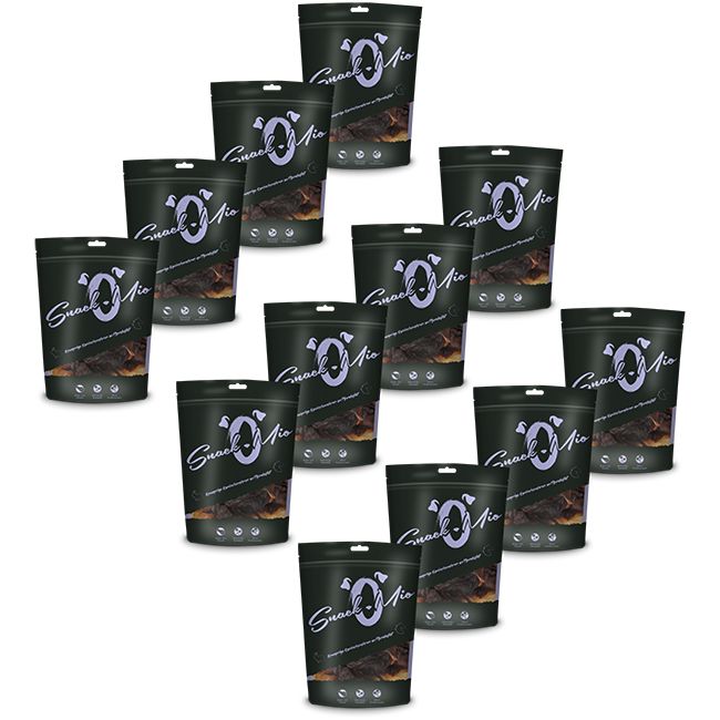 SnackOMio - knusprige Kaninchenohren an Pferdefilet