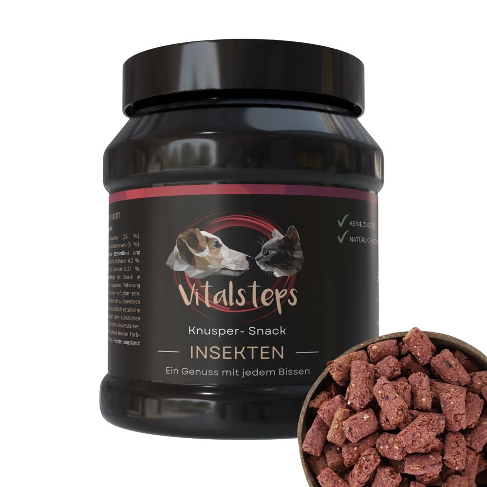 Vitalsteps Insekten-Snack 500 g Futter