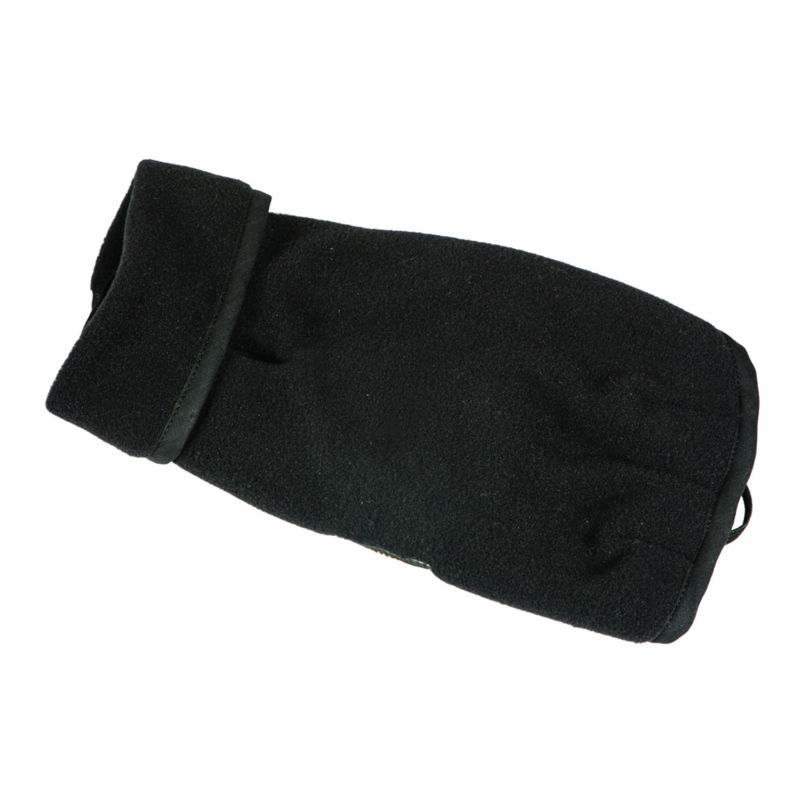 Fashion Dog Fleece-Hundemantel - Schwarz - 27 cm