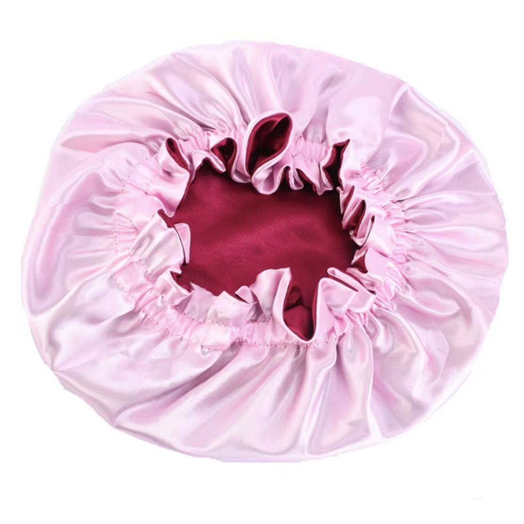 Afroricci Cuffia notte in satin 100% per bambini