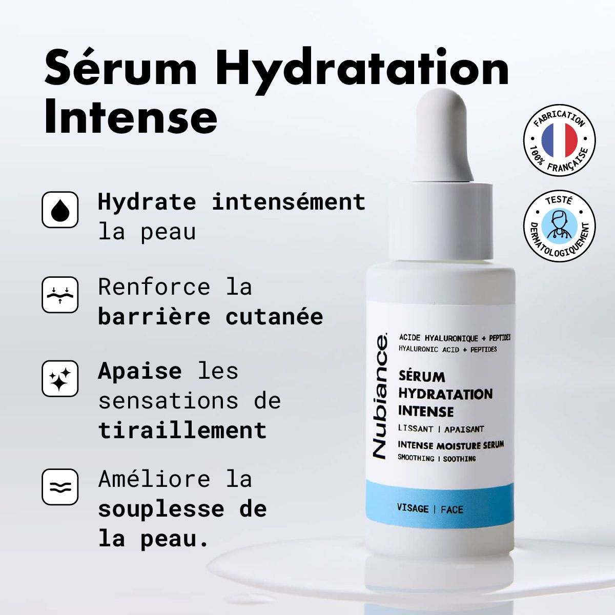 Nubiance - Intensiv feuchtigkeitsspendendes Hyaluron-Serum