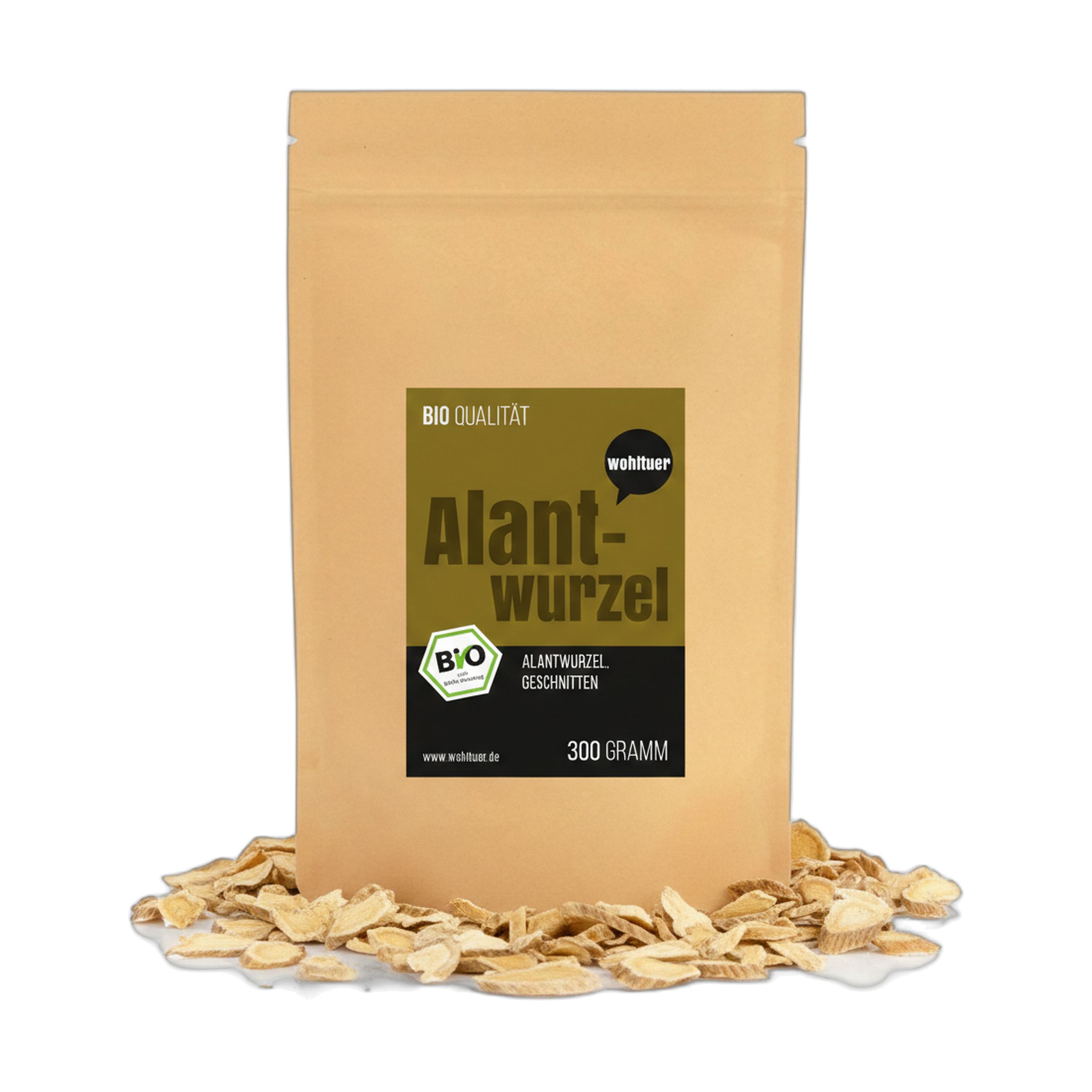 Wohltuer Bio Alantwurzel getrocknet geschnitten 300 g