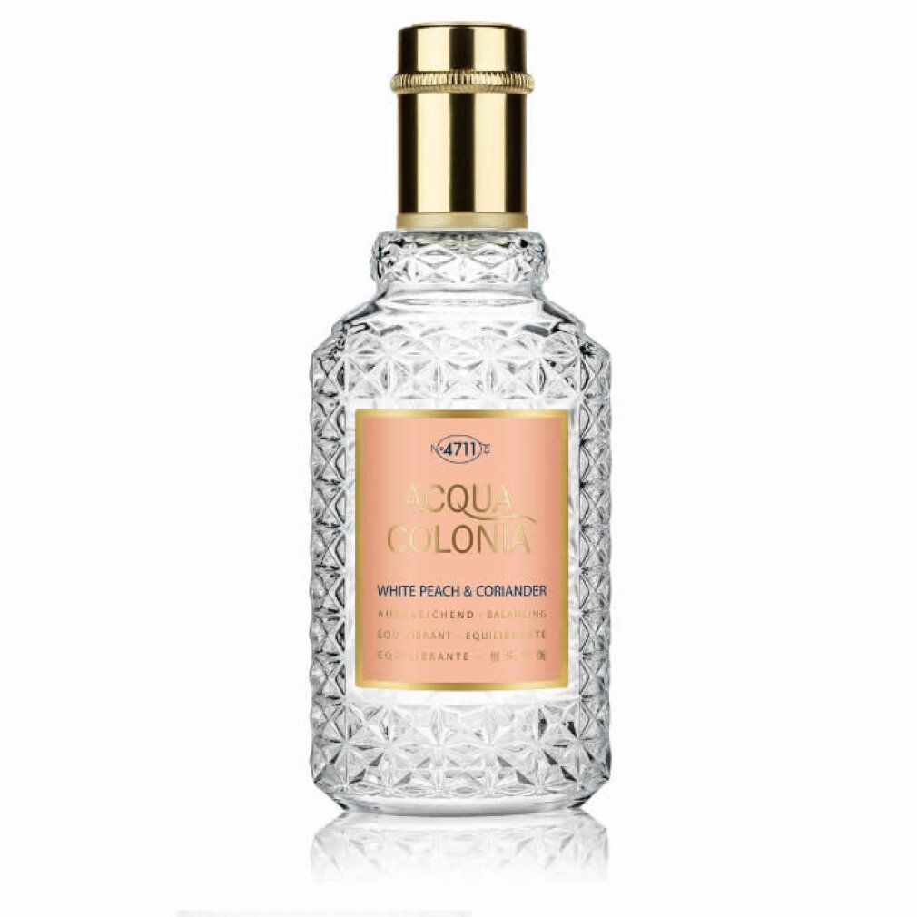 Acqua Colonia White Peach & Coriander Flasche, schräg von vorne.