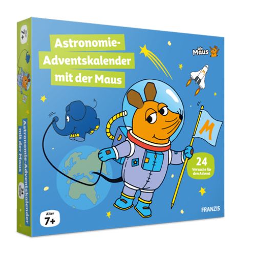 Franzis Astronomie-Adventskalender mit der Maus