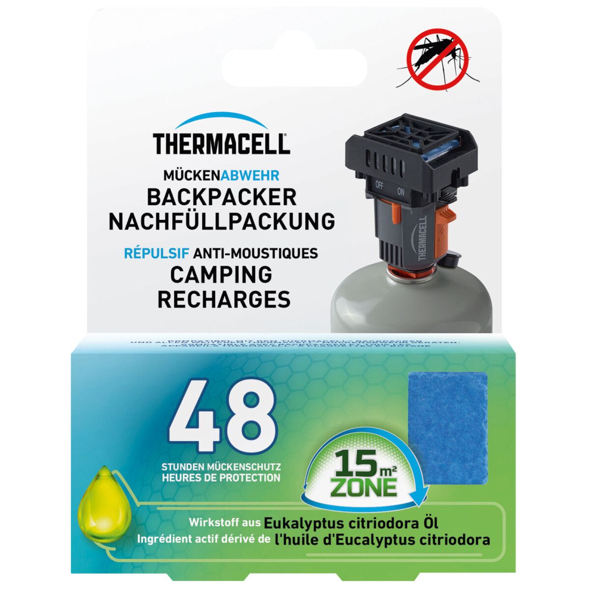 Thermacell Mückenabwehr Backpacker Nachfüllpackung 1 St Ampullen