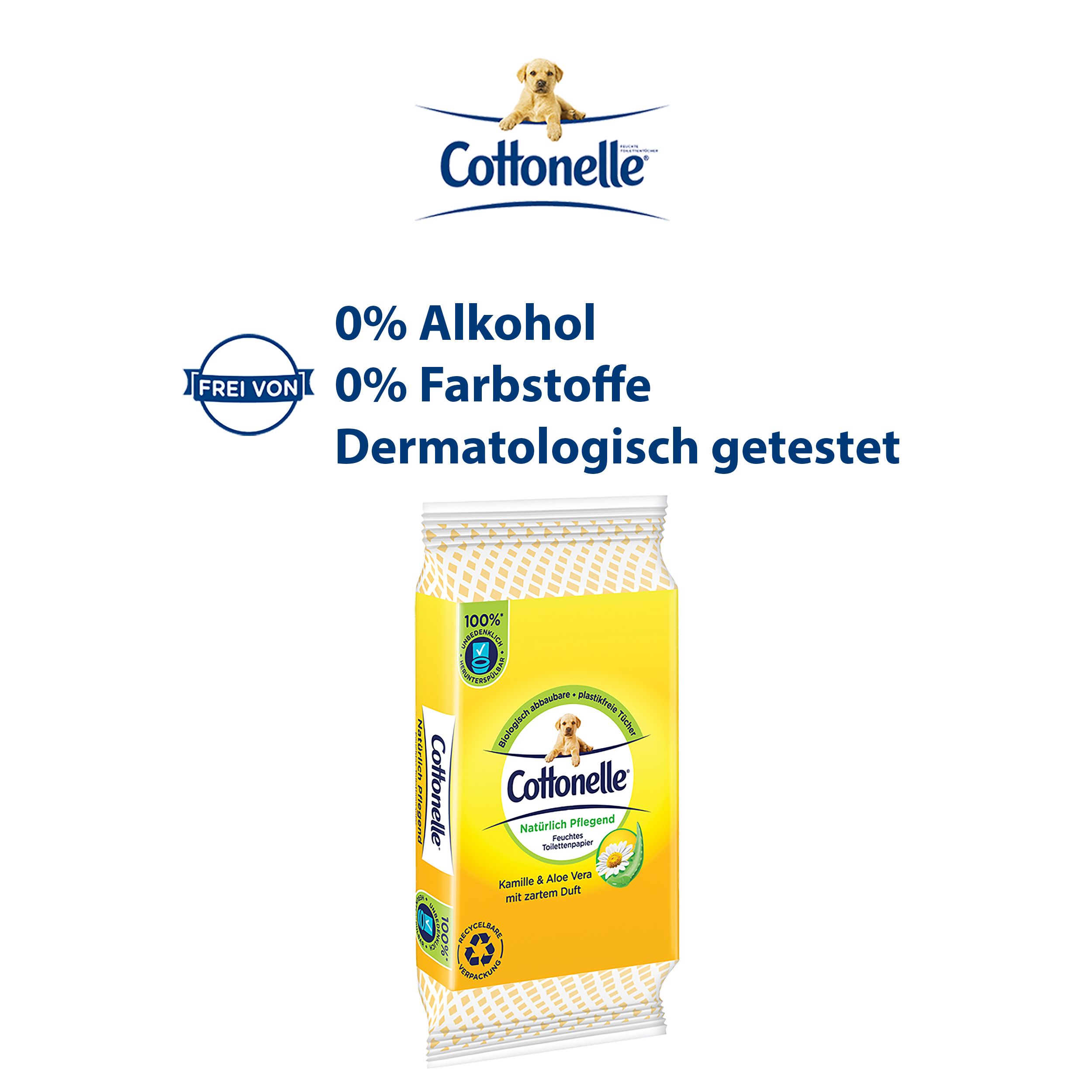 Cottonelle Feuchtes Toilettenpapier Kamille & Aloe Vera