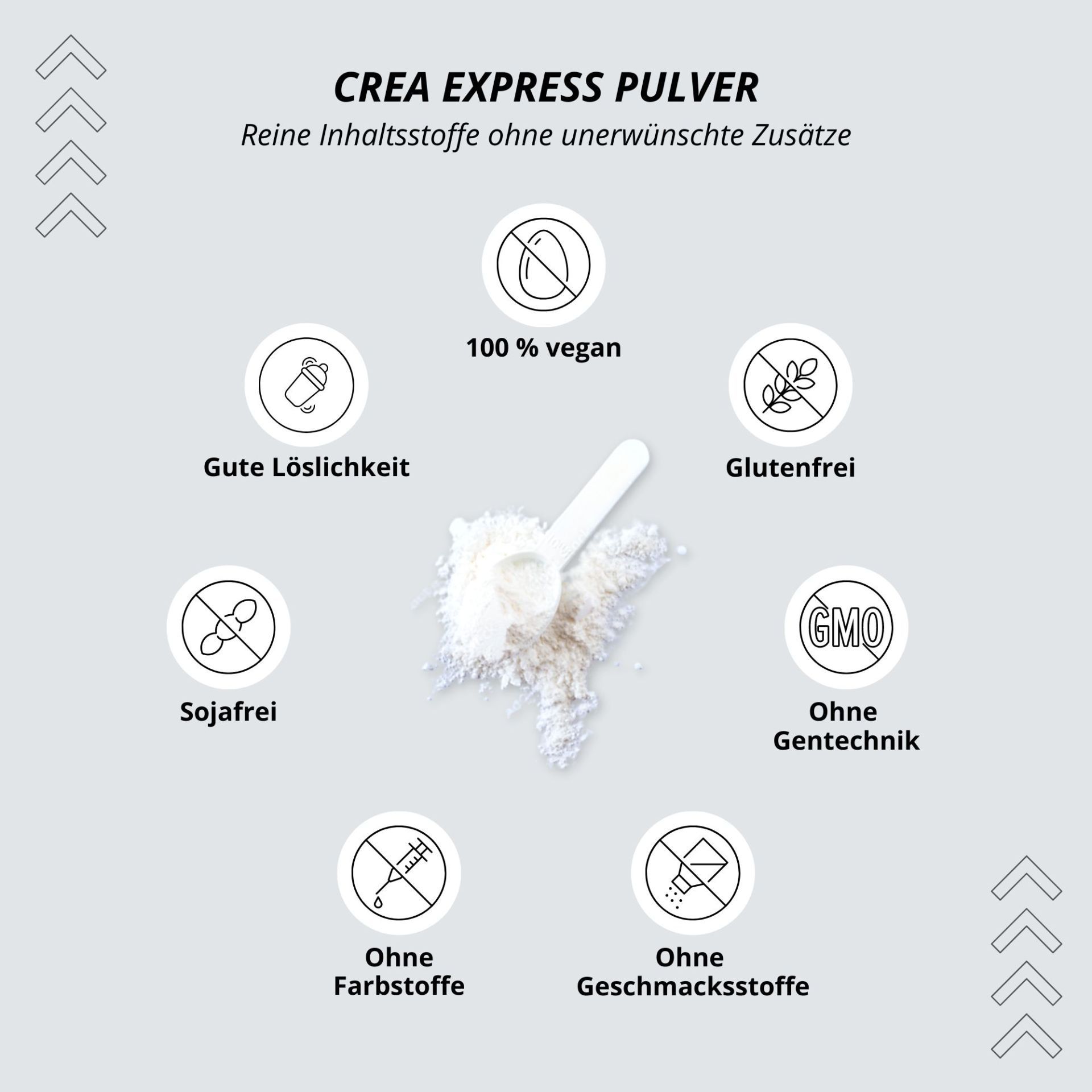 nutri+ Crea Express - Creatin Creapure mit Maltodextrin 450 g Pulver