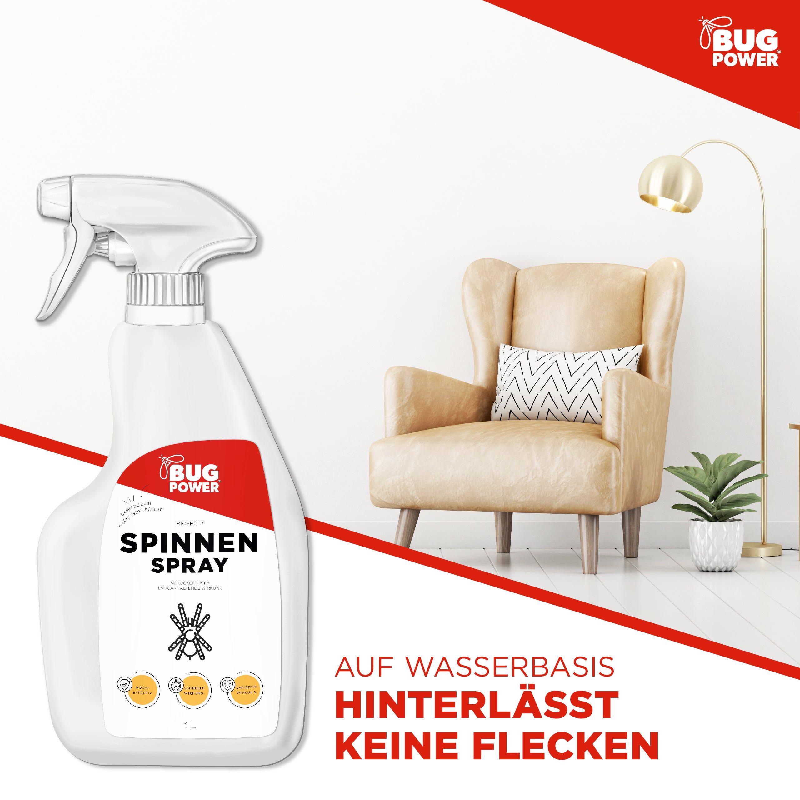 BugPower Spinnen Spray