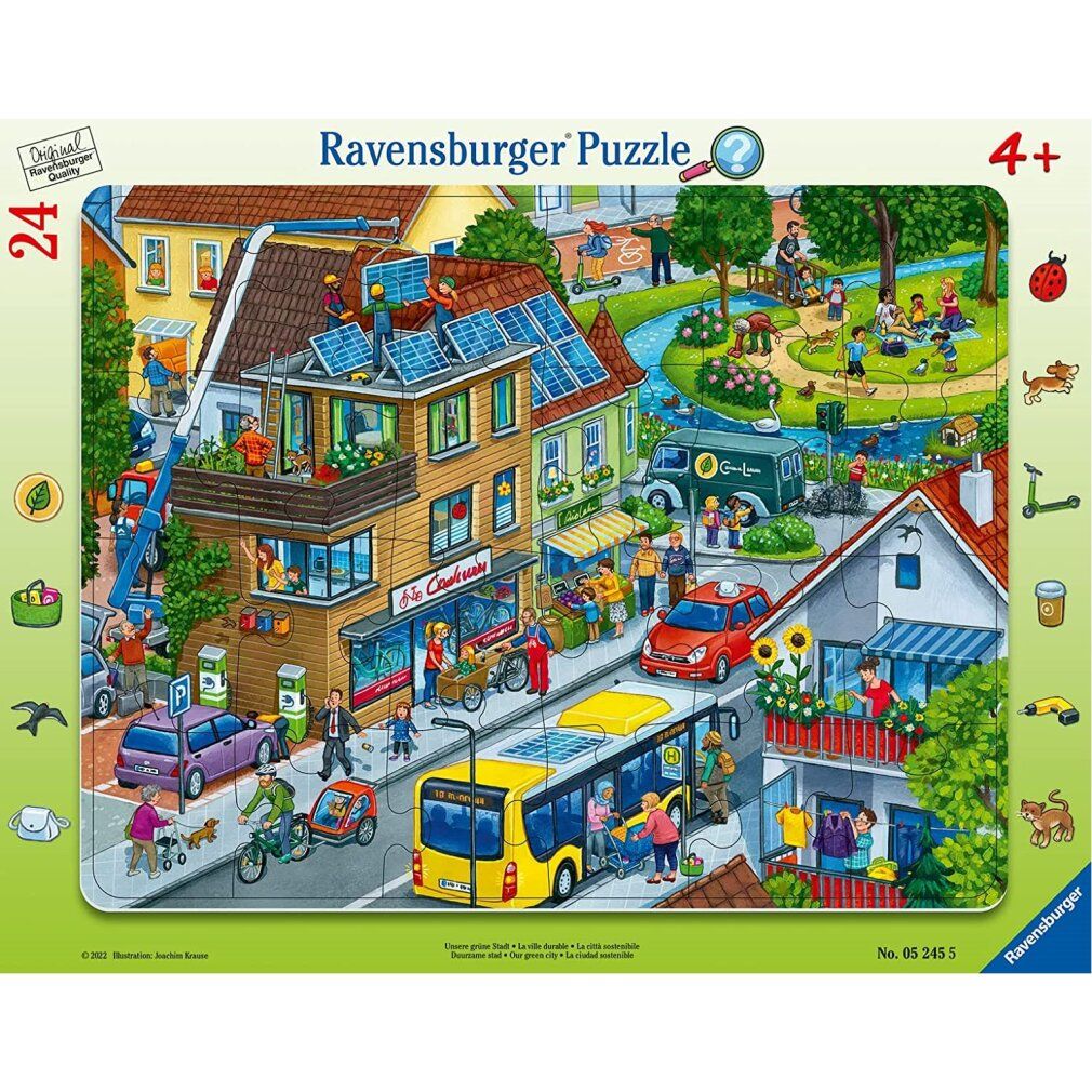ravensburger Puzzle Unsere grüne Stadt 24 Teile