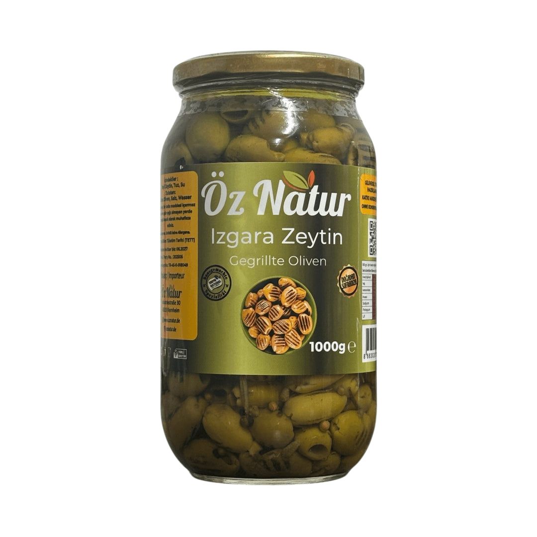 Öz Natur | Gegrillte Grüne Oliven 1 kg