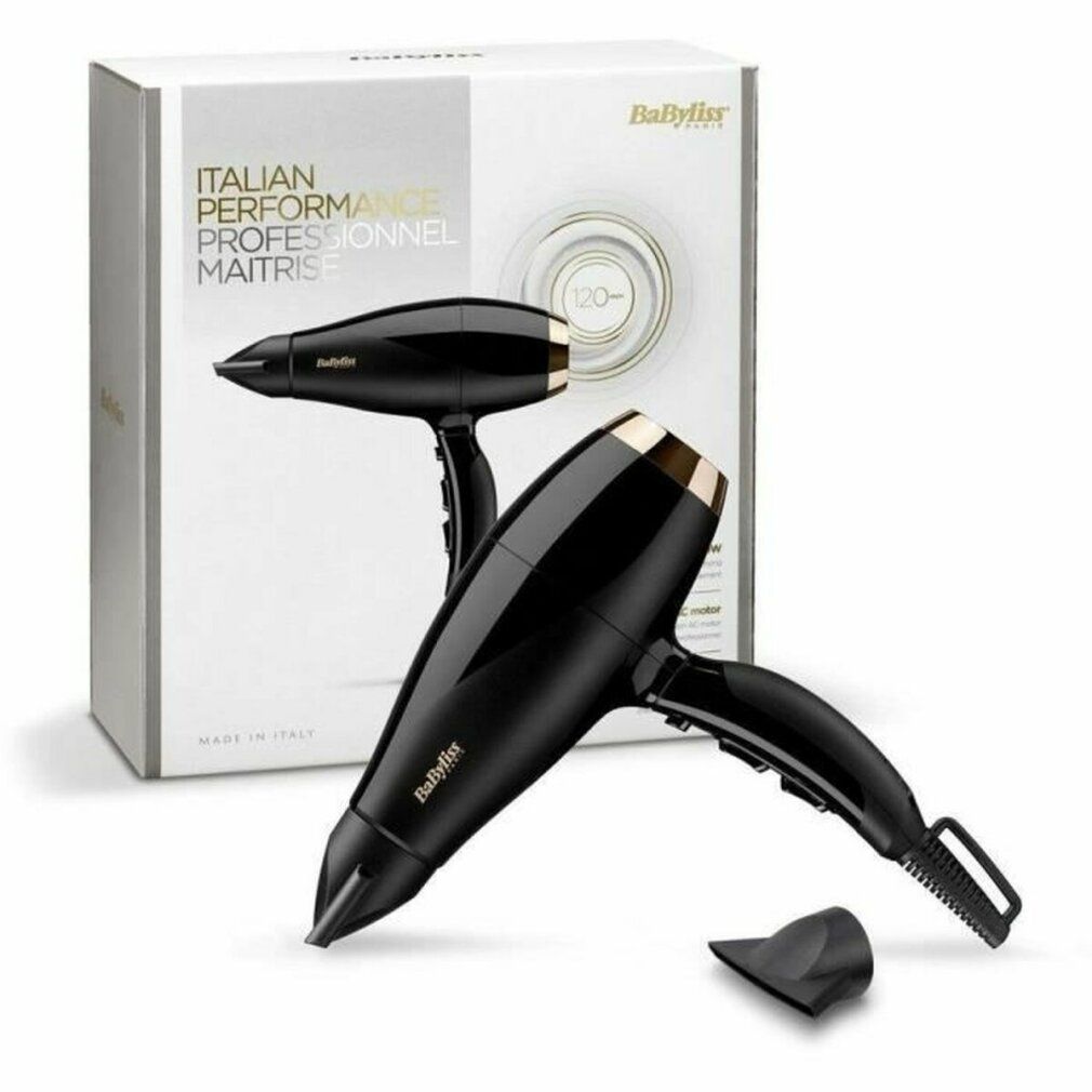 BaByliss Haartrockner 6714E 2300W Super Pro schwarz/gold