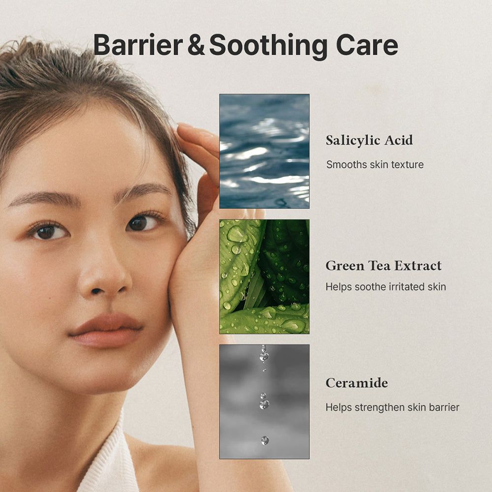 Hautpflege-Routine für zu Akne neigende Haut mit Dr. Althea Produkten.