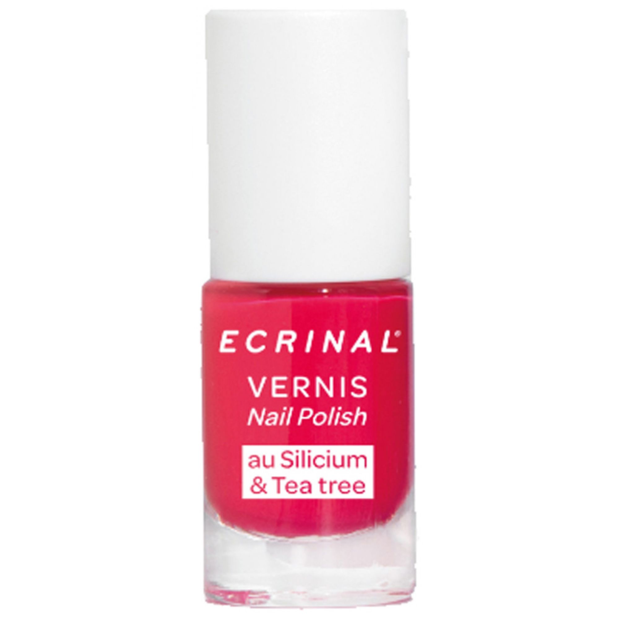 Ecrinal Nagellack Silicium + Tea Tree 5 ml (Farbe : Violett) 2,2x6,3x6,3 cm