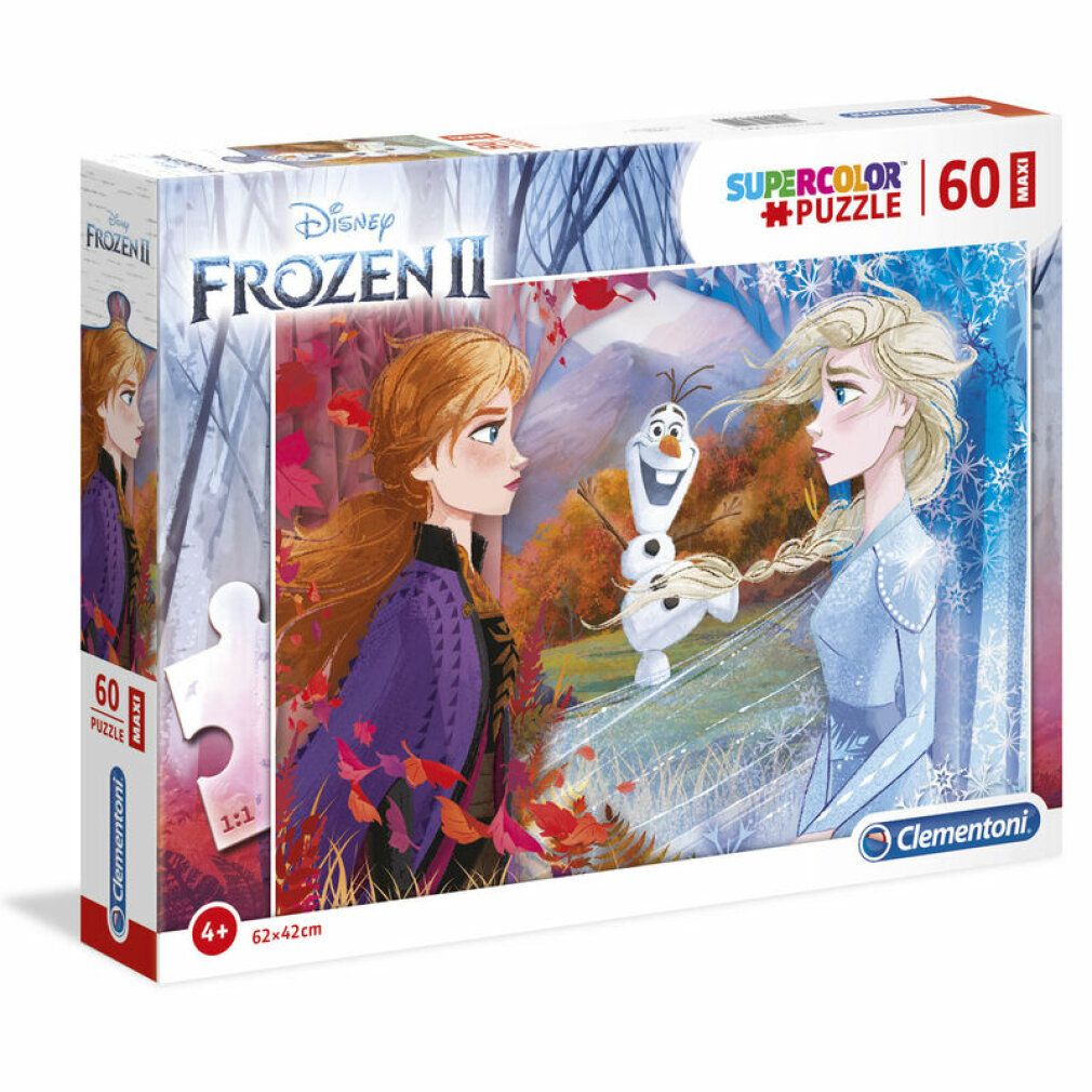 Clementoni Maxi Puzzle Disney Gefroren 2, 60 Teile.