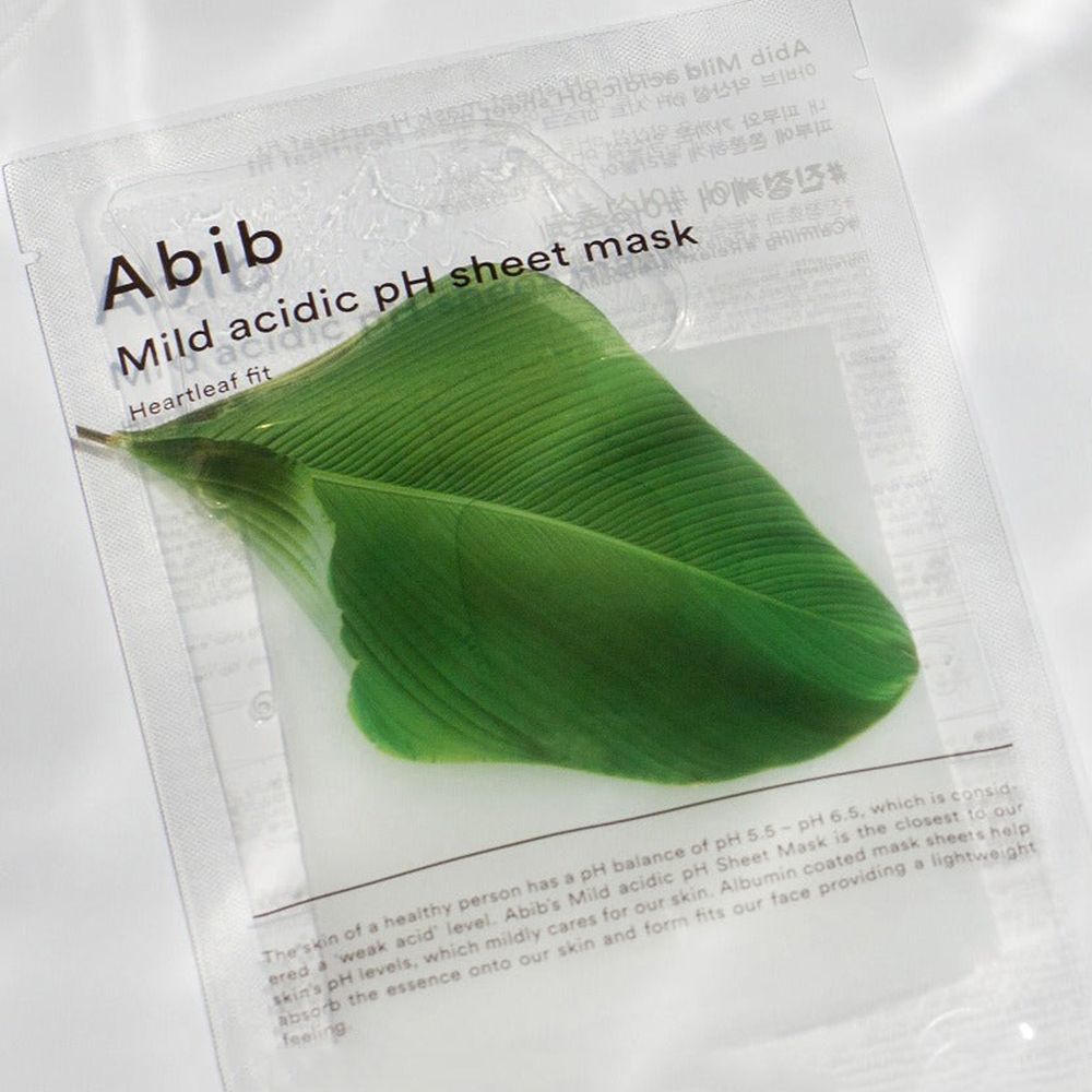 ABIB Mild Acidic ph Sheet Heartleaf Fit Calming Face mask