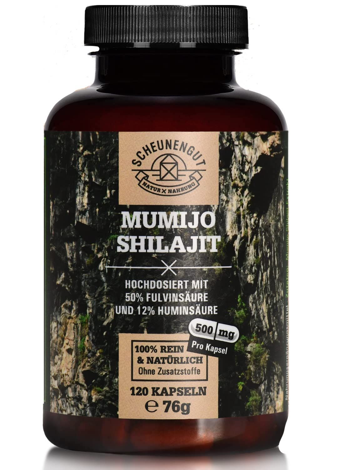 Scheunengut® Shilajit Das Original mit 50 Fulvinsäure & 12