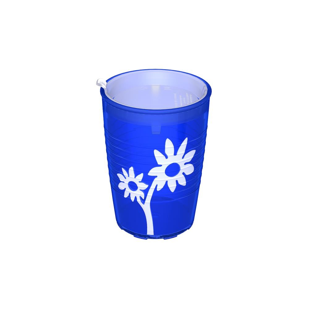 Ornamin Becher mit Antirutsch-Trick Blume unauffälligem Trinkaufsatz, bruchstabil 1 St