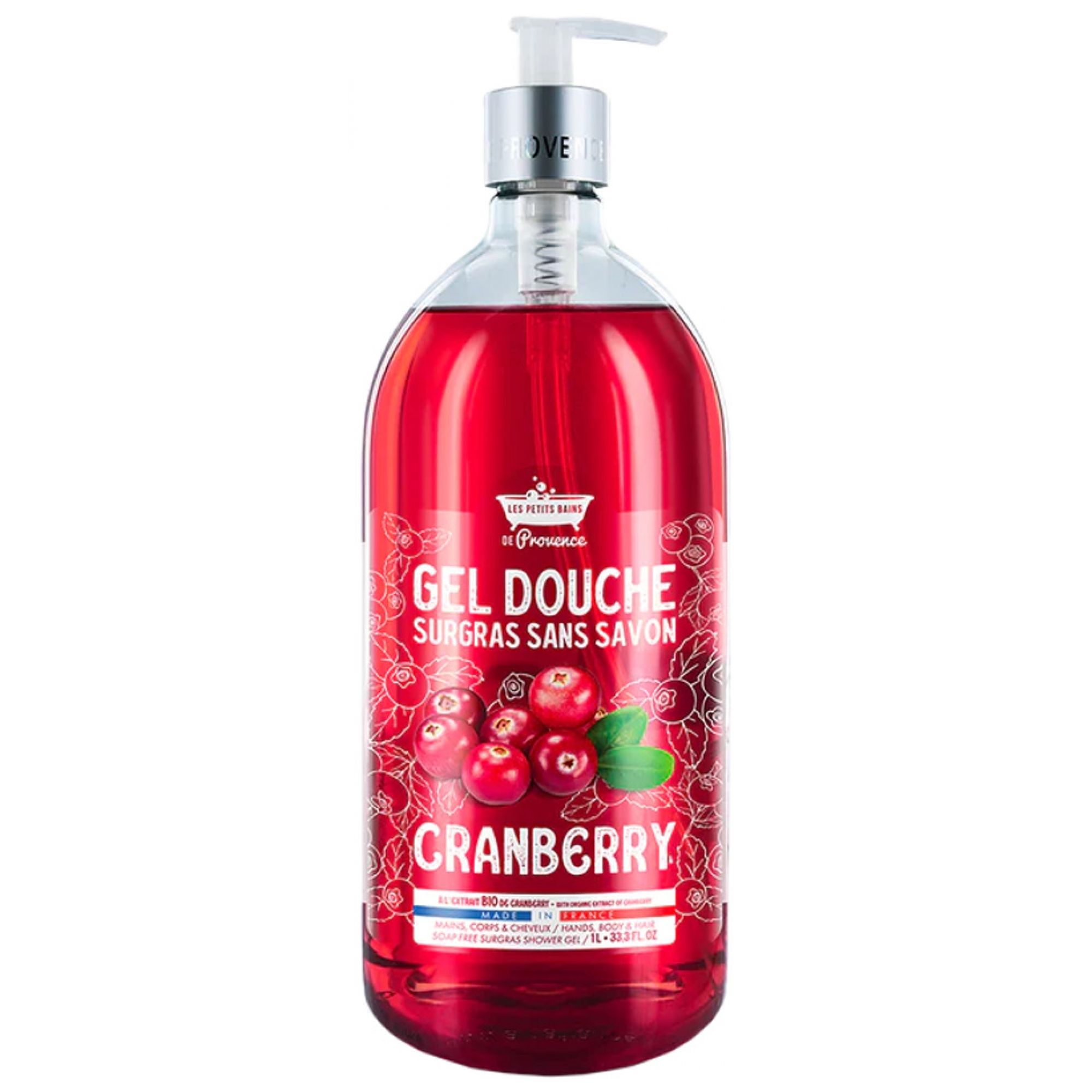 Les Petits Bains de Provence Duschgel Cranberry 25x9x9 cm