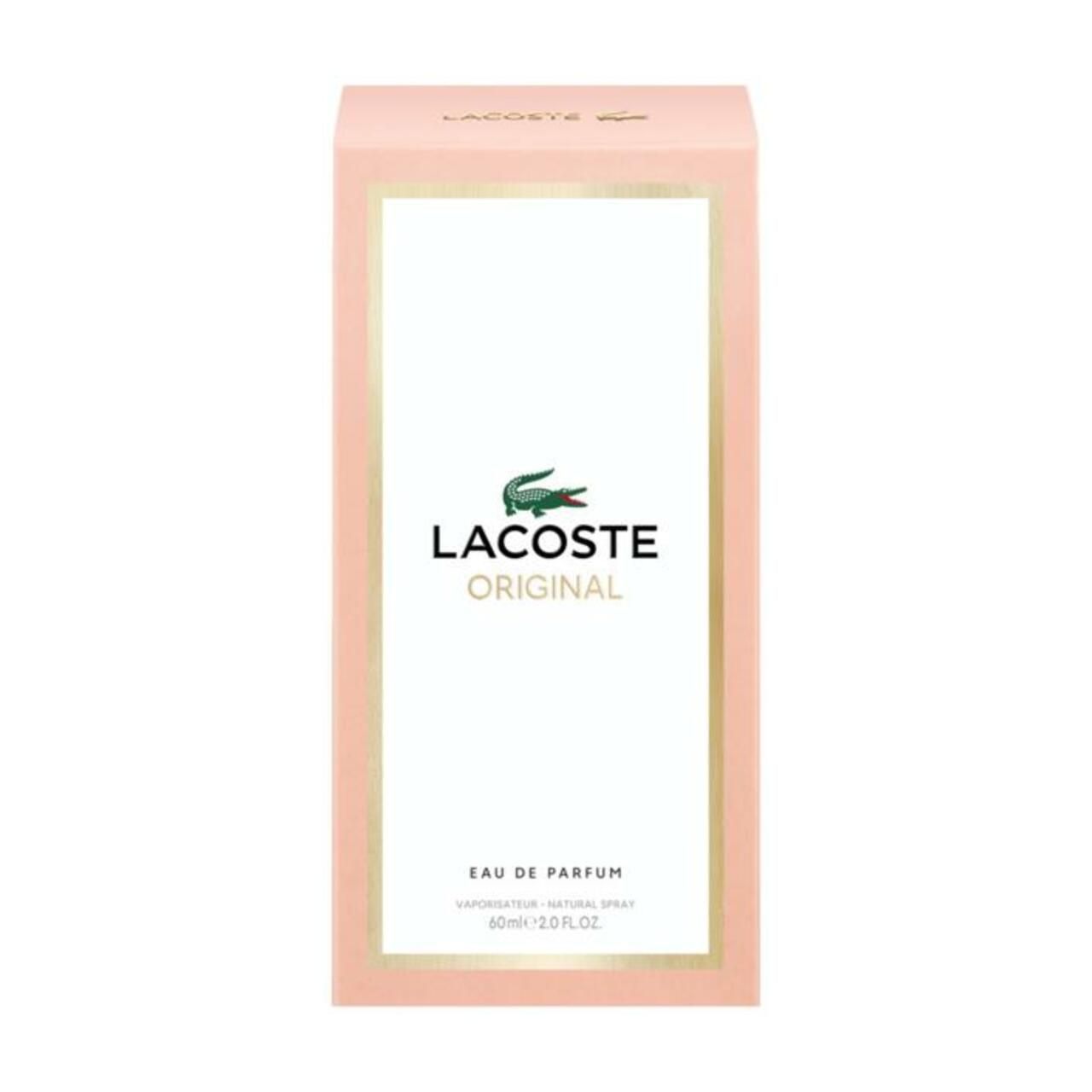 LACOSTE Original Femme Eau de Parfum Schachtel.