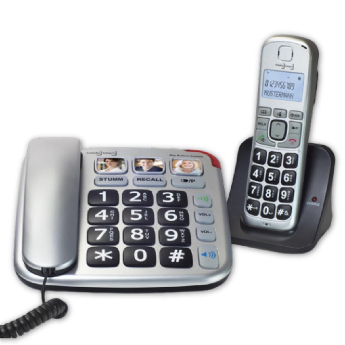 Rulag Big Button Großtasten-Festnetztelefon
