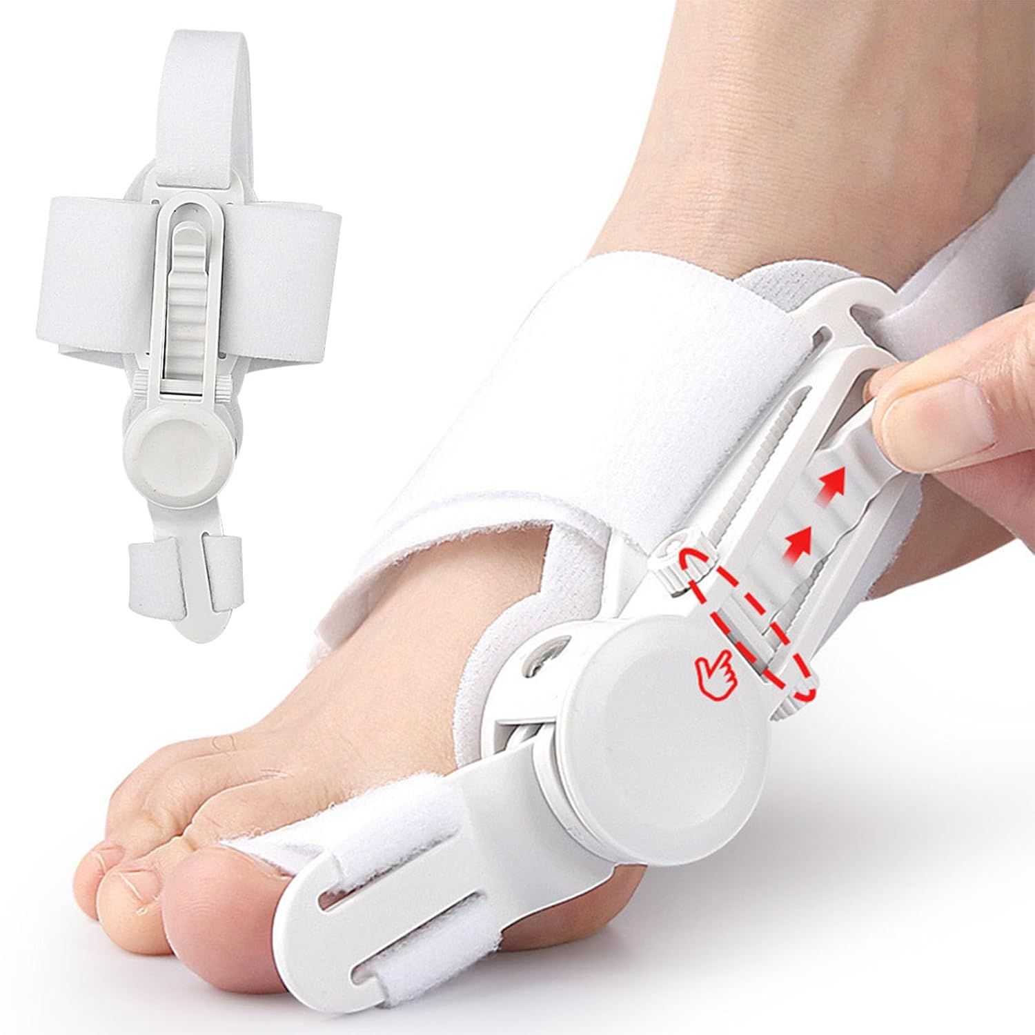 COOL-i Hallux valgus Korrektor mit Drehverstellung, links/rechts tragbar & individuell einstellbar
