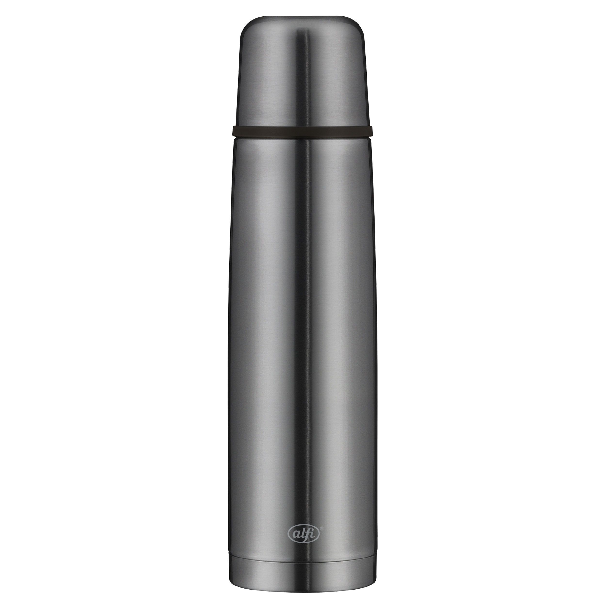Alfi Isolierflasche Isotherm Perfect automatic, Edelstahl, Grey, 1 L St