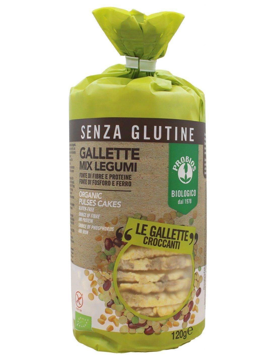 Gallette Mix Legumi Senza Glutine - Probios