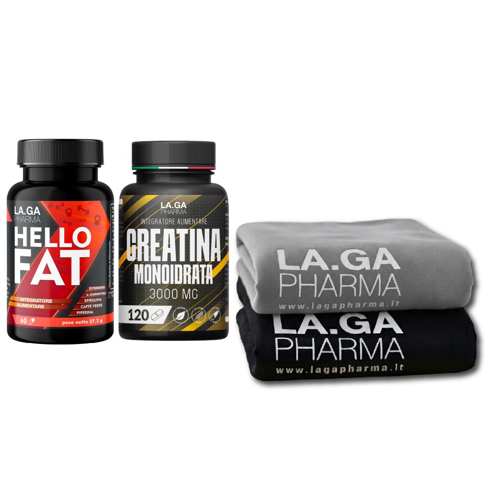 LA.GA Offerta Sport Definizione – Creatina + HelloFat + Asciugamano Omaggio