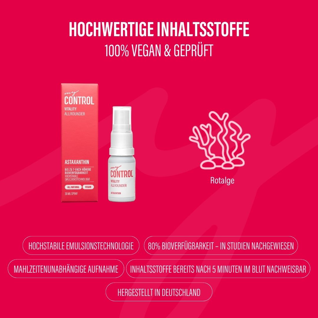 my Control® Vitality Allrounder – Astaxanthin Spray - 30 ml