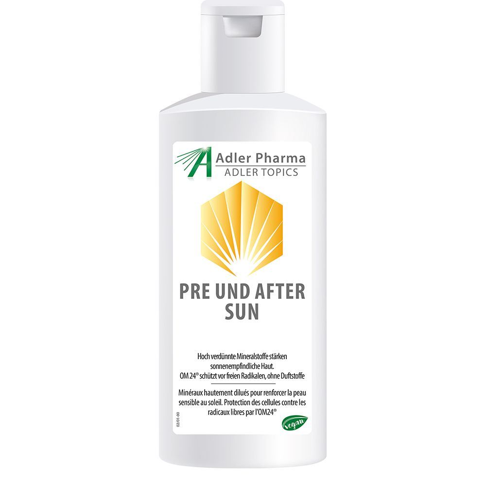 Adler Pharma Pre und After Sun à l'aloe vera et Om24®