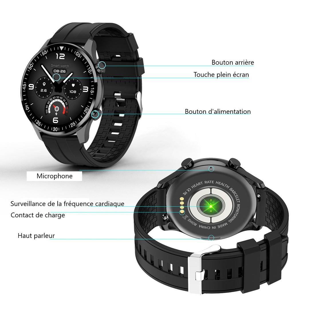 Platyne Multifunktionale Smartwatch