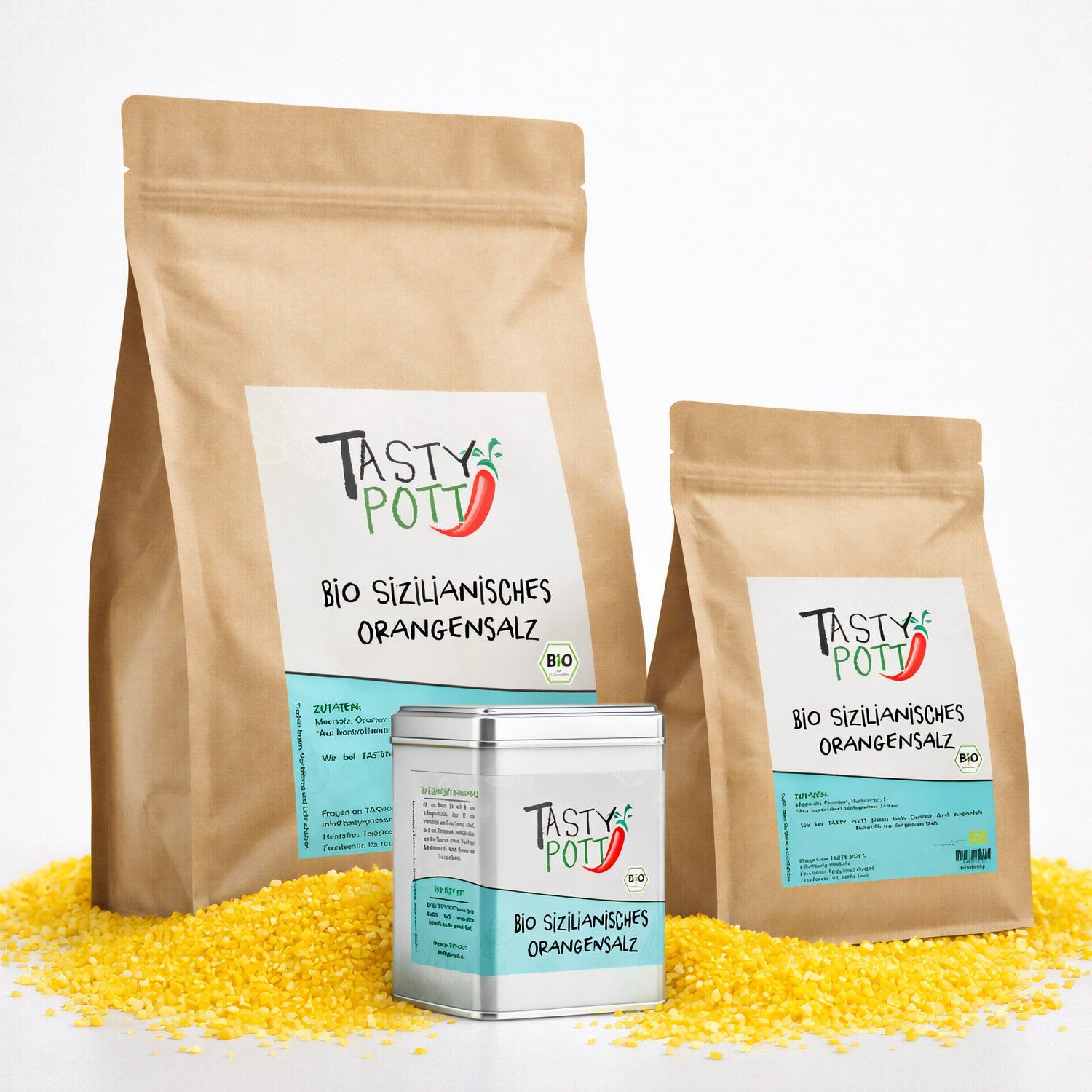 Tasty-Pott Tasty Pott sizilianisches Bio Orangensalz 1000 g