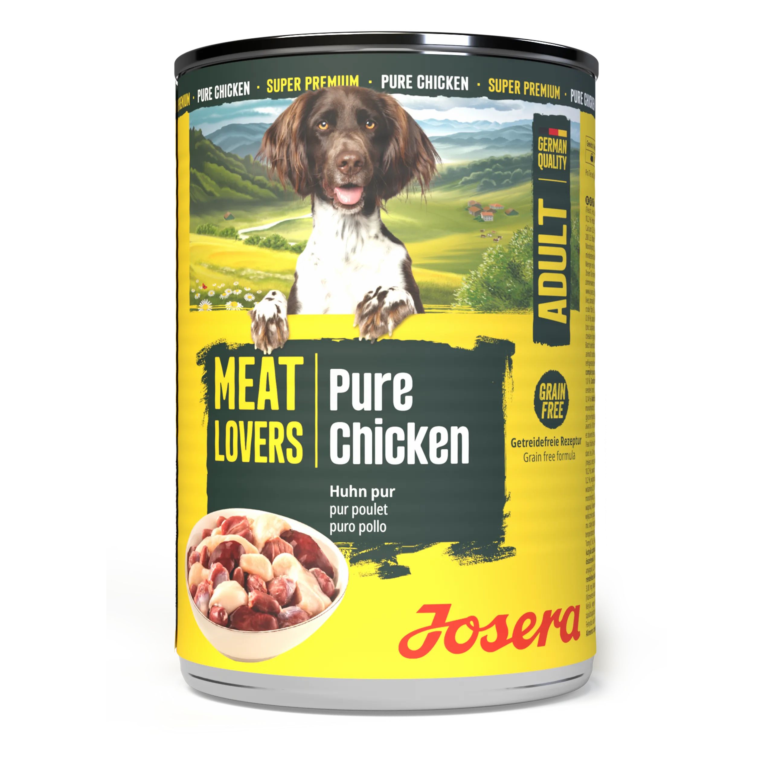 Josera Meat Lovers Adult Pure Chicken 6x400 g Futter