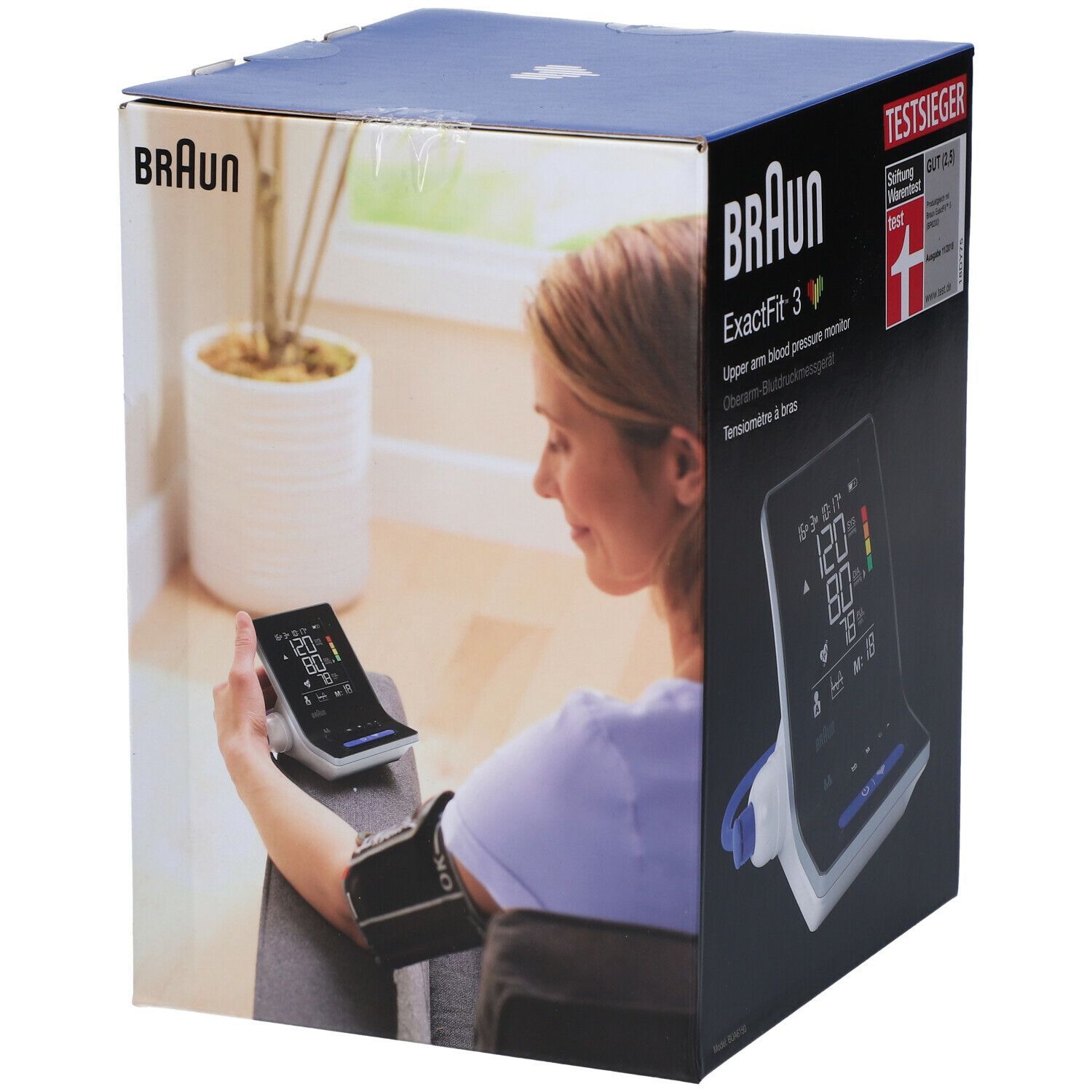 BRAUN Blutdruckmessgerät ExactFit™ 3 1 St - Shop Apotheke