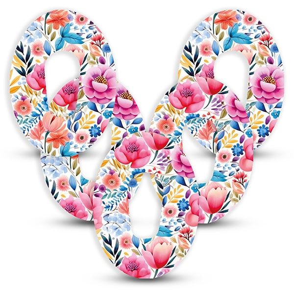 Diasticker® Dexcom G6 Fixiertapes "Spring Flowers"