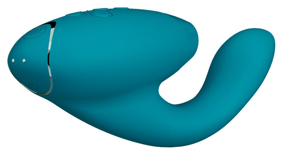 Womanizer Duo 2 Druckwellenstimulator mit G-Punkt Vibrationsarm grün