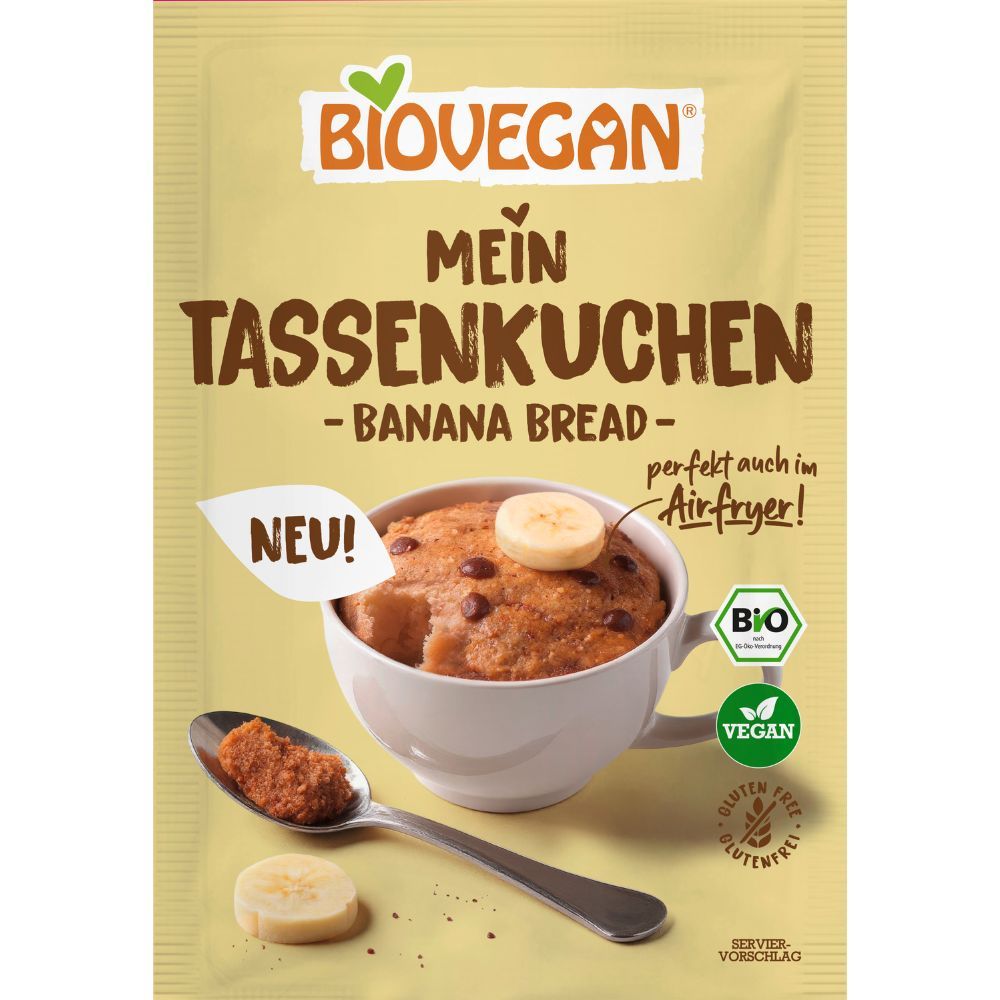 Biovegan Mein Tassenkuchen Banana Bread 55 GR
