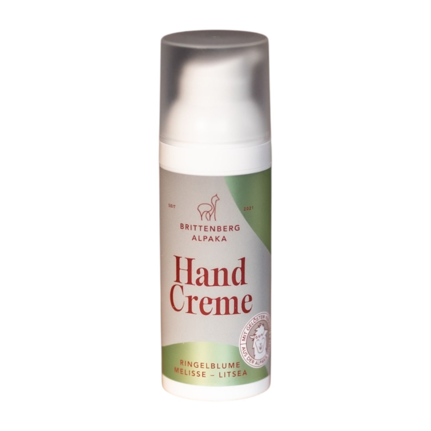 Brittenberg Alpaka Handcreme mit Ringelblume Melisse und Litsea 50 ml