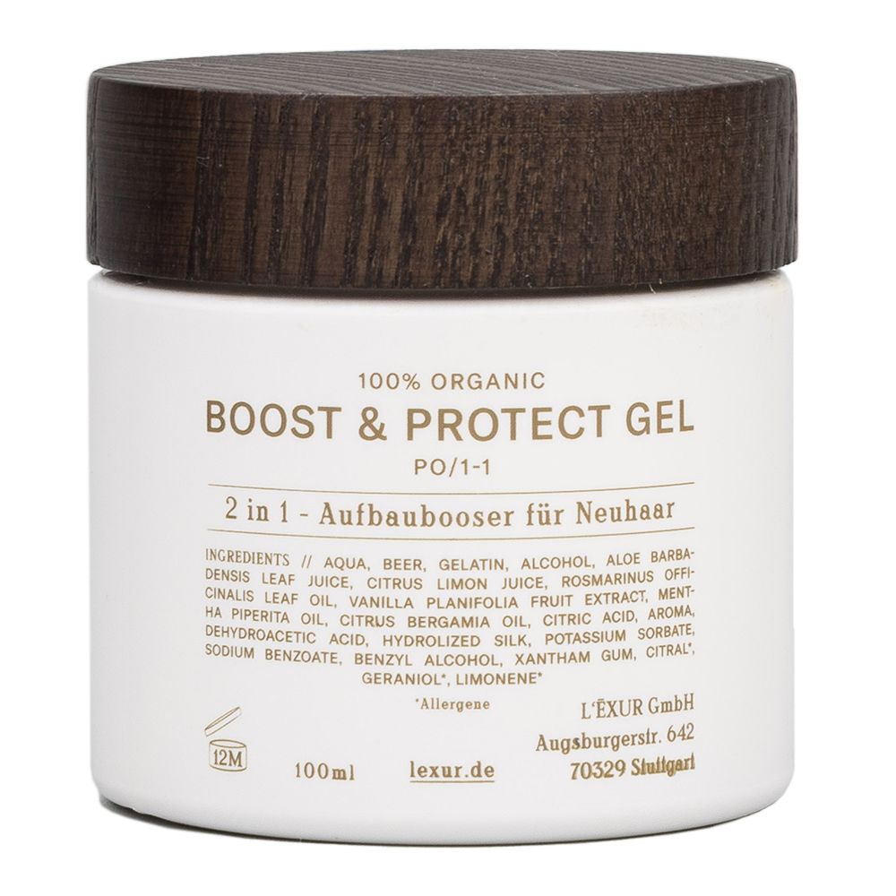 L’EXUR Boost & Protect Gel für feines Haar – Schutz & Styling