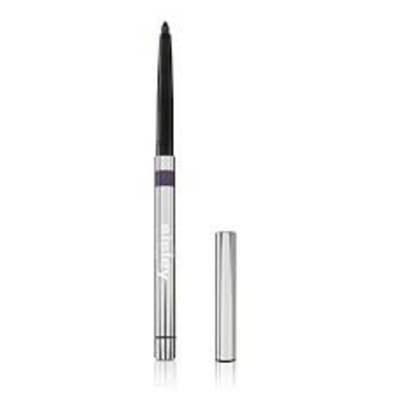 Sisley Phyto-Khol Star Waterproof. Silberfarbener Stift mit schwarzer Mine und Kappe. Marke Sisley auf dem Stift.