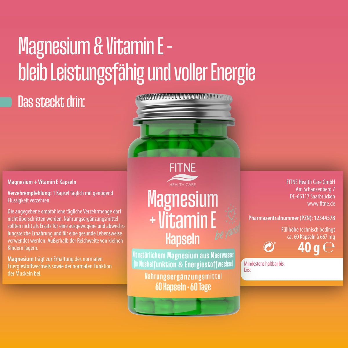 MAGNESIUM+VITAMIN E Kapseln