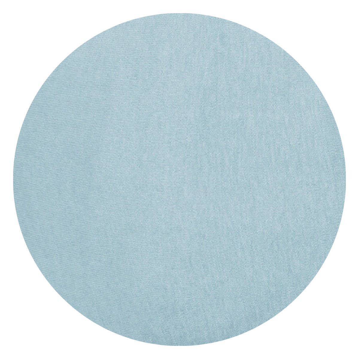Runder, blauer Stoff. Einfache, einfarbige Textur.