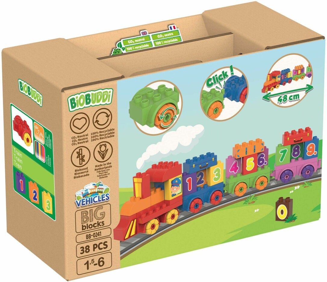 BIOBUDDI BAUSTEINE ZUG 38-TLG.