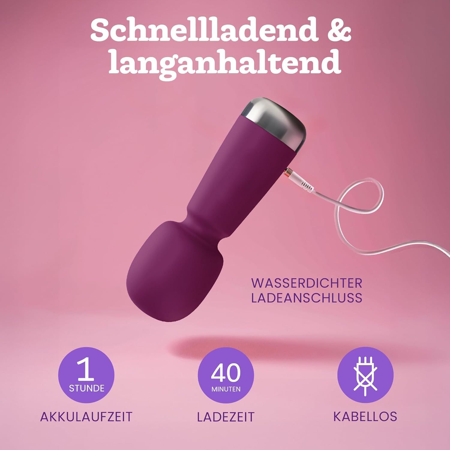 Oliver James Mini Vibrator Violett
