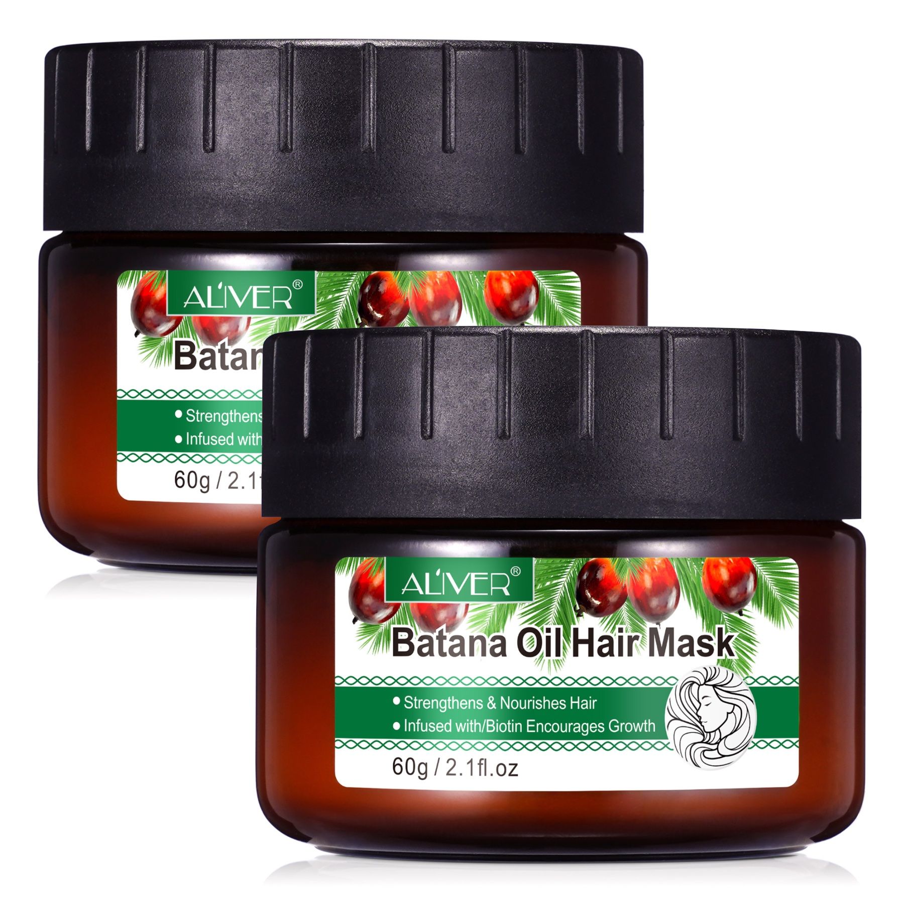 ALIVER Haarmaske Batana Öl  für Haarpflege Vegan