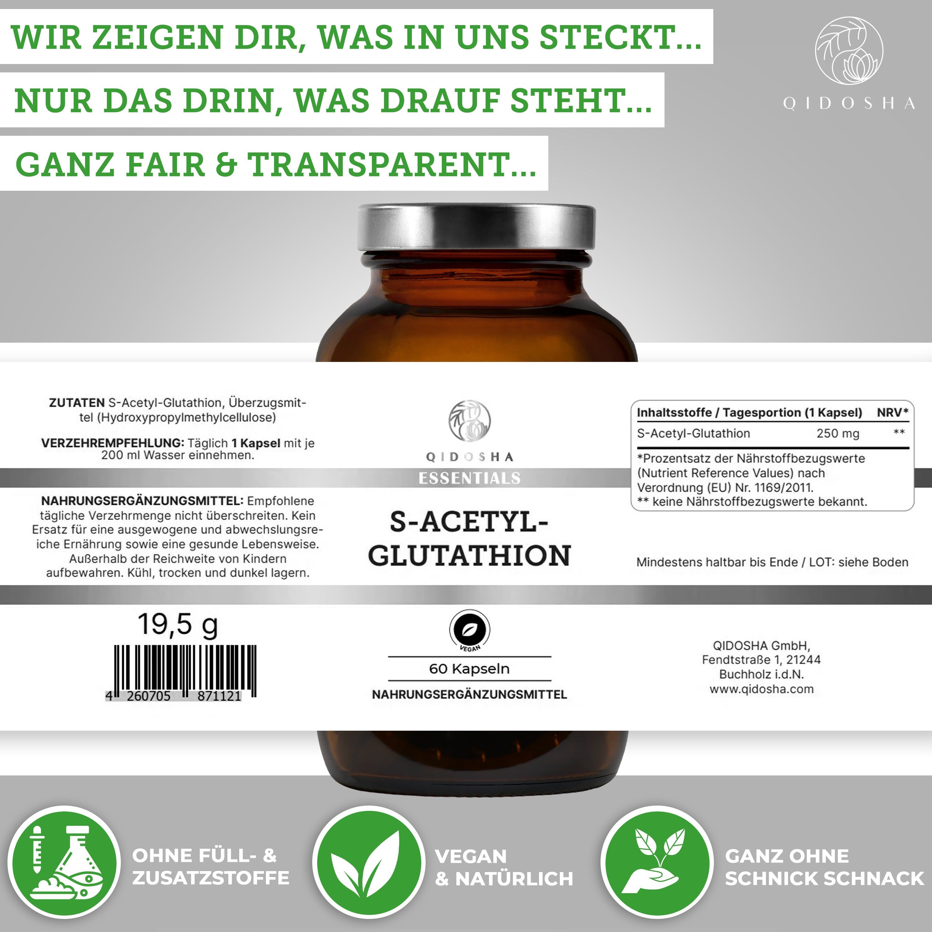 QIDOSHA S-Acetyl-Glutathion