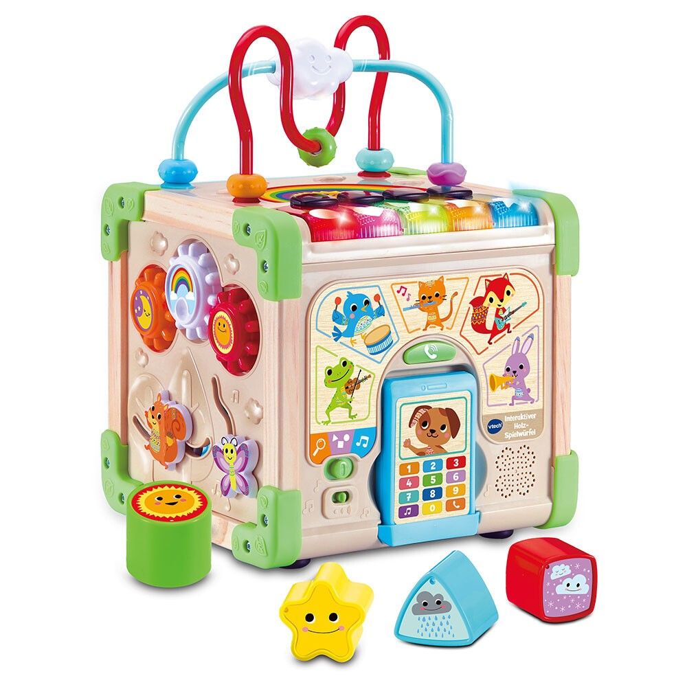 VTech Interaktiver Holz-Spielwürfel (40829962)